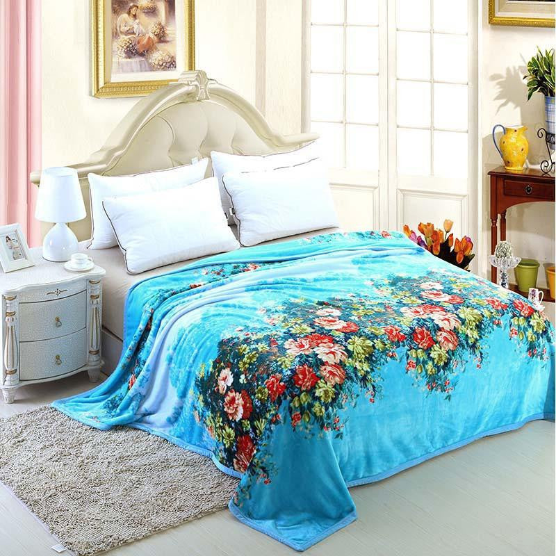 Thicken baby adult scarf Ferret cashmere warm blankets brand fleece soft throw on Sofa/Bed/Plane Travel Plaids blanket