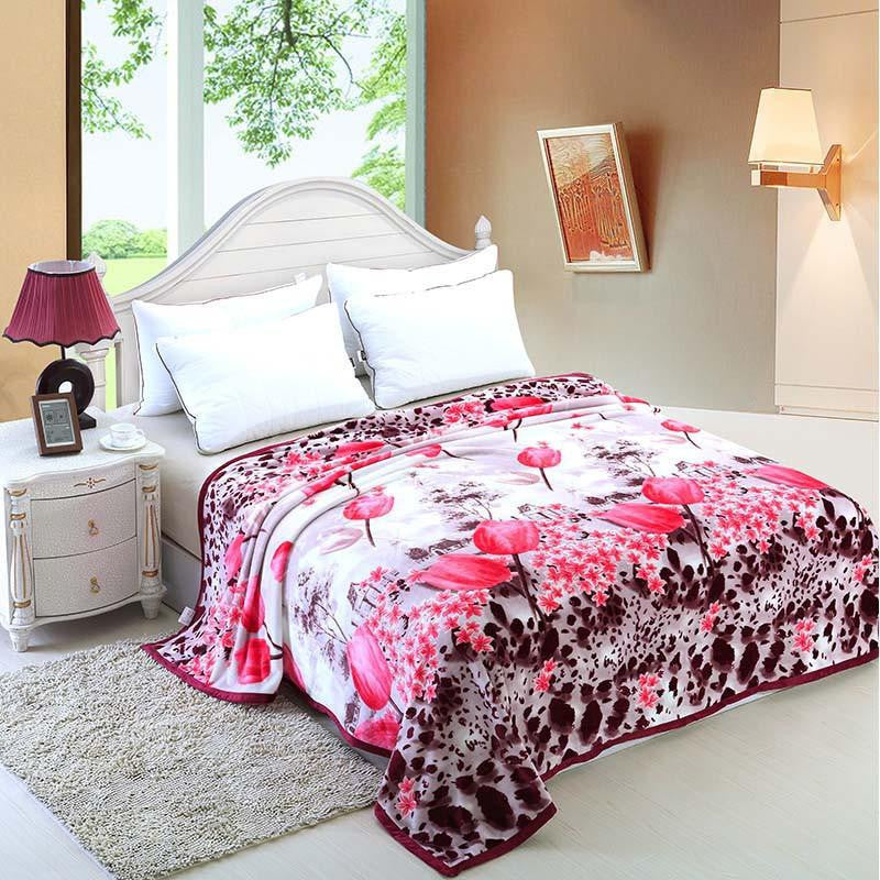 Thicken baby adult scarf Ferret cashmere warm blankets brand fleece soft throw on Sofa/Bed/Plane Travel Plaids blanket