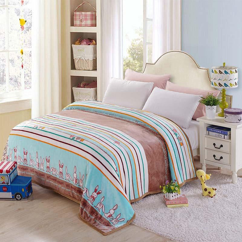 Thicken baby adult scarf Ferret cashmere warm blankets brand fleece soft throw on Sofa/Bed/Plane Travel Plaids blanket
