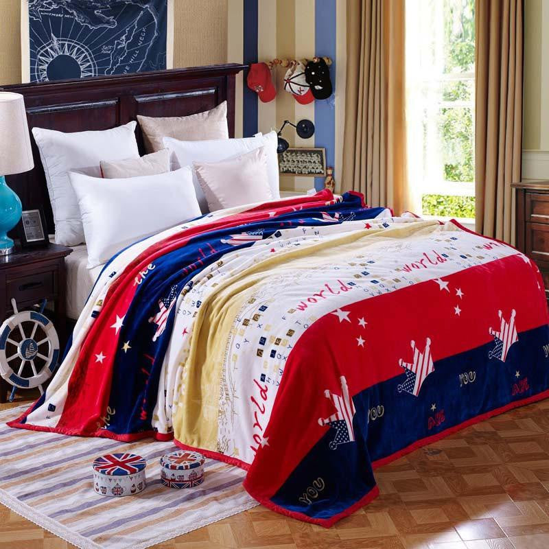 Thicken baby adult scarf Ferret cashmere warm blankets brand fleece soft throw on Sofa/Bed/Plane Travel Plaids blanket