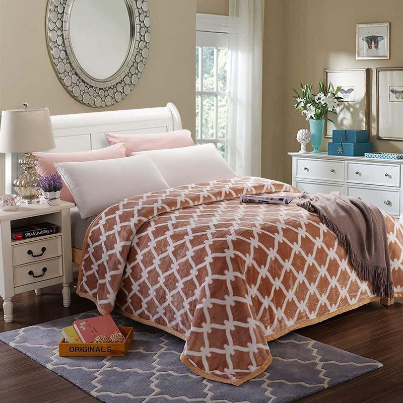 Thicken baby adult scarf Ferret cashmere warm blankets brand fleece soft throw on Sofa/Bed/Plane Travel Plaids blanket