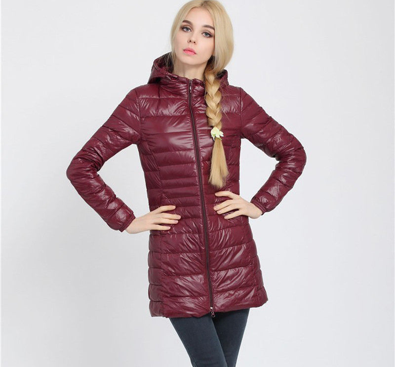 Women Coat Jacket Women 90% Duck Down Outwear Lady Parka Ultra-light Long Elegant Outwear Fashion Down Parka