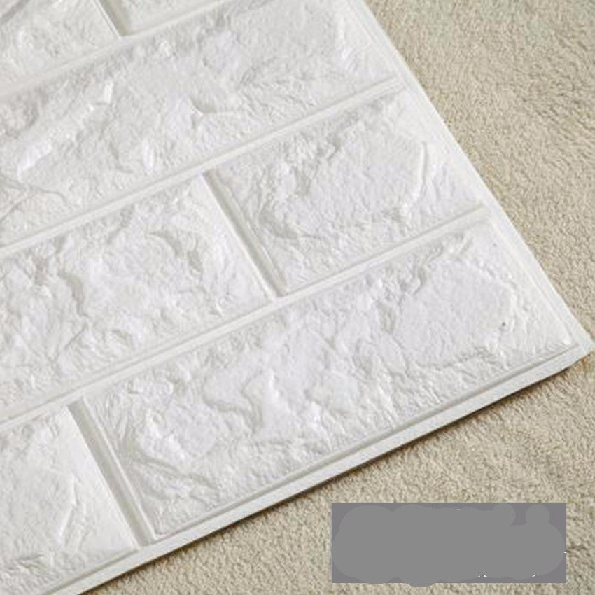 Online discount shop Australia - 3D Brick Pattern Three-dimensional Wall Stickers Family Adhesive Safety And Environmental Protection Simple Style Wall Stickers
