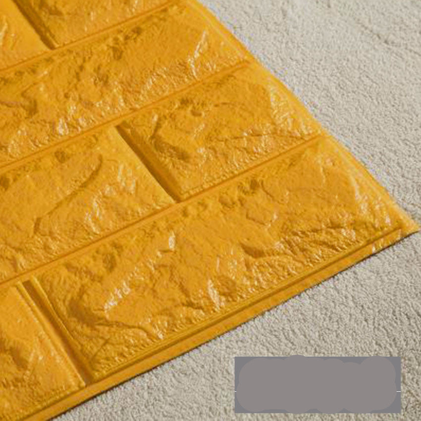 Online discount shop Australia - 3D Brick Pattern Three-dimensional Wall Stickers Family Adhesive Safety And Environmental Protection Simple Style Wall Stickers