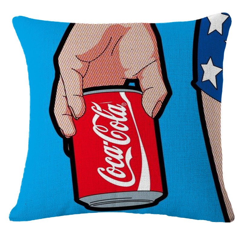 Online discount shop Australia - Decorative Pillows Cushion Pop Animation Art Cushions Home Decor Roy Lichtenstein Pop Art Painting tears woman