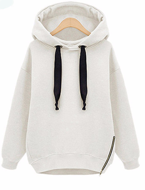 Online discount shop Australia - 2 Style 4 Colors Plus Size Loose Hooded Jacket Thick Long Sleeve Sweatshirt Korean Style Warm Hoodies