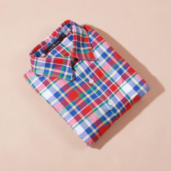 women's shirt plaid cotton top Long sleeve female tops blouse casual shirt women's clothing