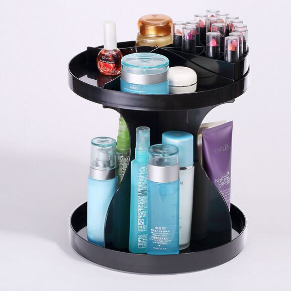 Online discount shop Australia - Fashion Rotating cosmetic box for Skincare bathroom makeup storage Dresser cosmetic organizer Desktop Storage Box rack rotation