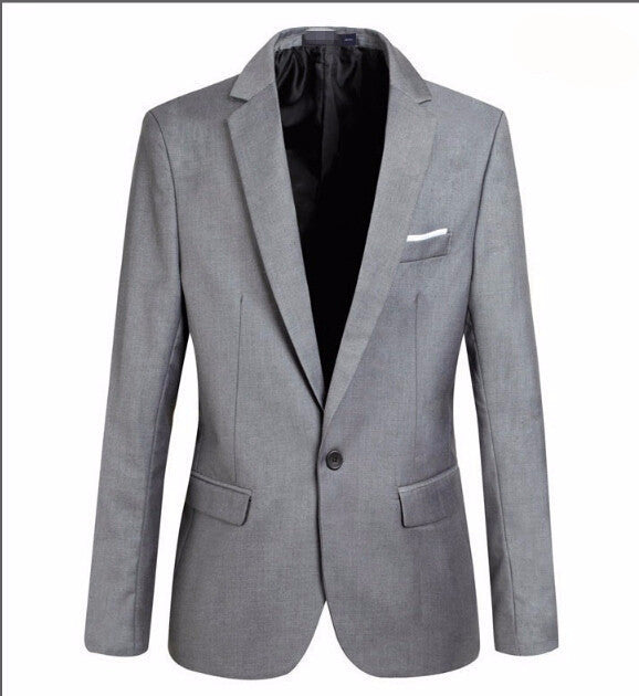 Online discount shop Australia - Casual Blazer Men Fashion Plus Size Business Slim Fit Jacket Suits Masculine Blazer Coat Button Suit Men Formal Suit jacket