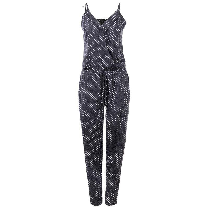 Online discount shop Australia - GLO-STORY Brand Women Jumpsuits  Womens Rompers Jumpsuit Elegant Dot Sleeveless Long Playsuits Plus Size 1067