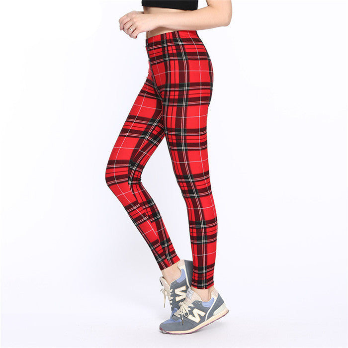 Flower Printed Legging Fashion Slim Women leggings High Elastic Cotton soft stretch pants female jeans leggins