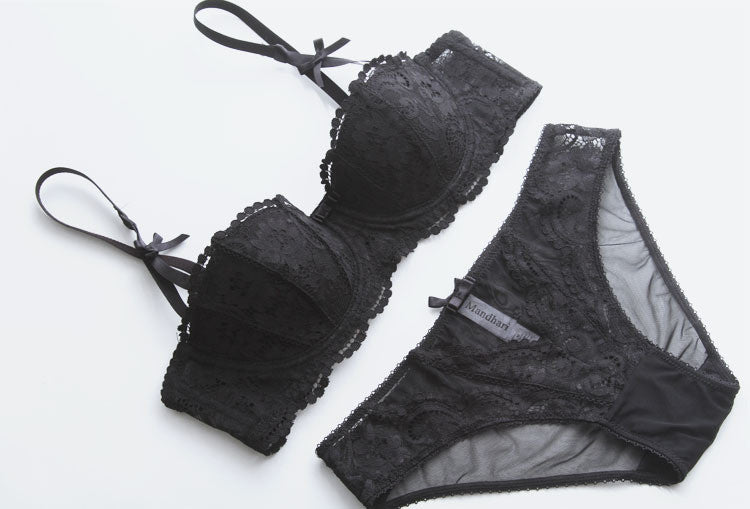 Lace bra set 32-42 A B C D plus size bra & brief sets Red bra set women underwear set push-up bralette intimates