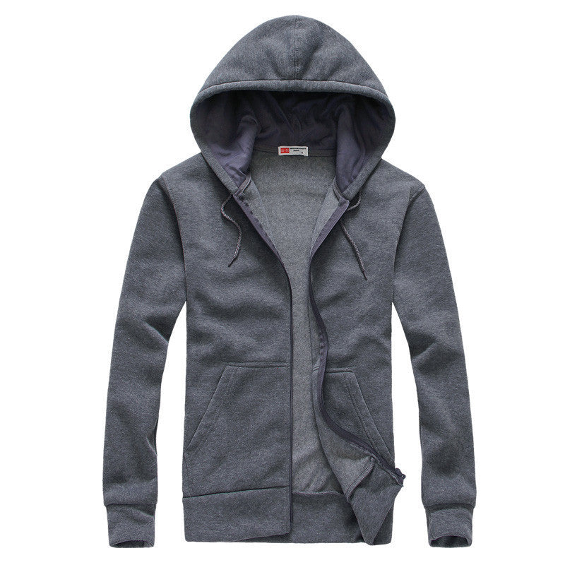 Period mens hoodies Solid color fashion trend leisure all-match comfortable Casual coat S-XXL