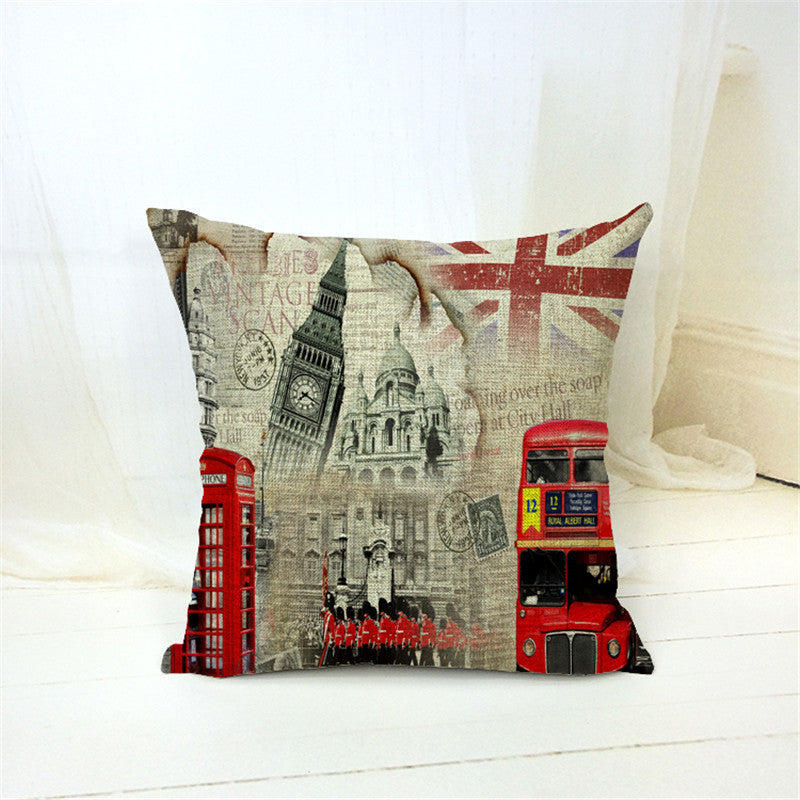 Online discount shop Australia - Fashion Decorative Cushions London Style Throw Pillows Car Home Decor Cushion Decor