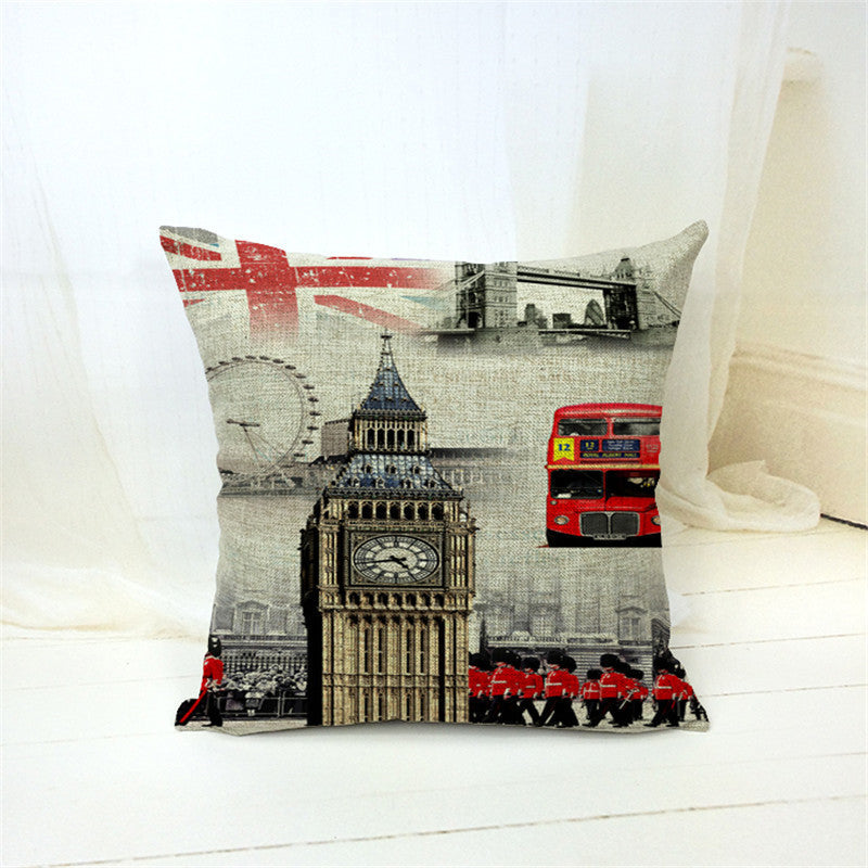 Online discount shop Australia - Fashion Decorative Cushions London Style Throw Pillows Car Home Decor Cushion Decor
