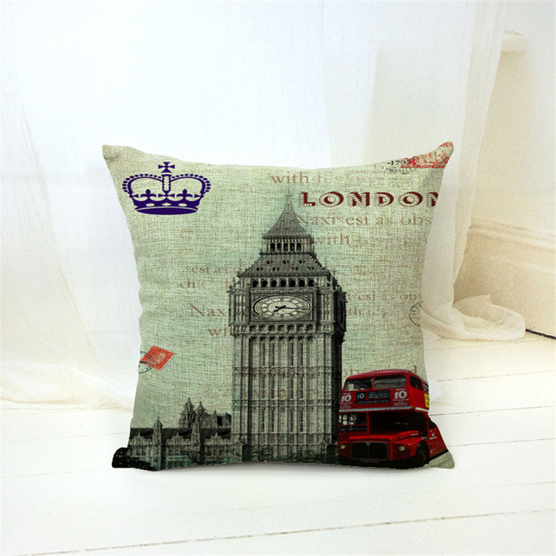 Online discount shop Australia - Fashion Decorative Cushions London Style Throw Pillows Car Home Decor Cushion Decor