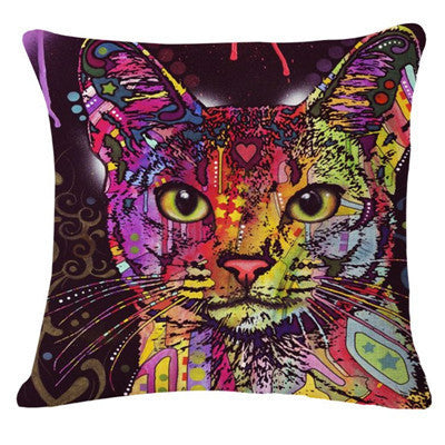 Online discount shop Australia - Fashion New Cushion Cat Print pillow Bed Sofa Home Decorative