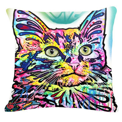 Online discount shop Australia - Fashion New Cushion Cat Print pillow Bed Sofa Home Decorative