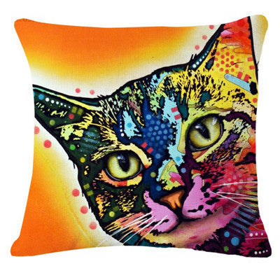 Online discount shop Australia - Fashion New Cushion Cat Print pillow Bed Sofa Home Decorative