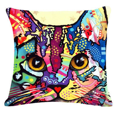 Online discount shop Australia - Fashion New Cushion Cat Print pillow Bed Sofa Home Decorative