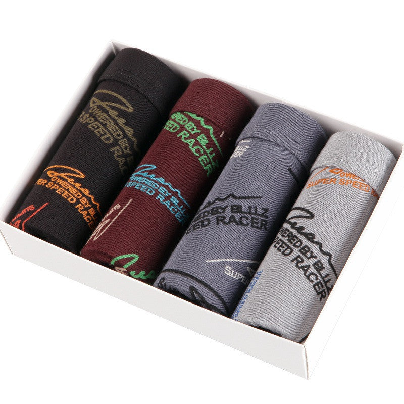 Online discount shop Australia - 4Pcs\lot Mens Underwear Boxers Modal Boxer Men Printed Boxer Shorts Boxers Mens Underwear
