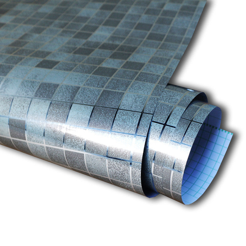 Online discount shop Australia - 5Meter PVC Wall Sticker Bathroom Waterproof Self adhesive Wallpaper Kitchen Mosaic Tile Stickers For Walls Decal Home Decoration