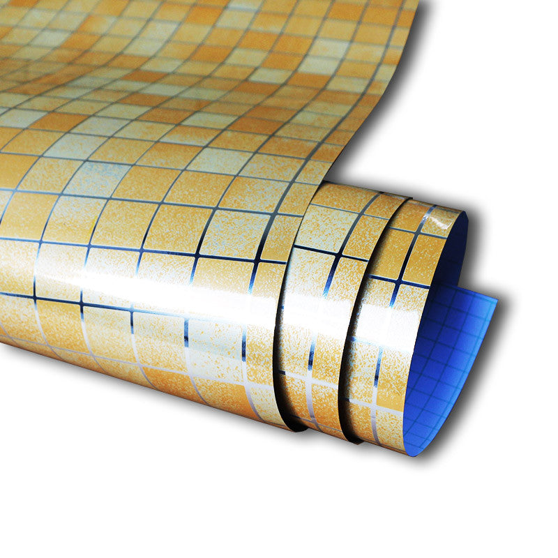 Online discount shop Australia - 5Meter PVC Wall Sticker Bathroom Waterproof Self adhesive Wallpaper Kitchen Mosaic Tile Stickers For Walls Decal Home Decoration