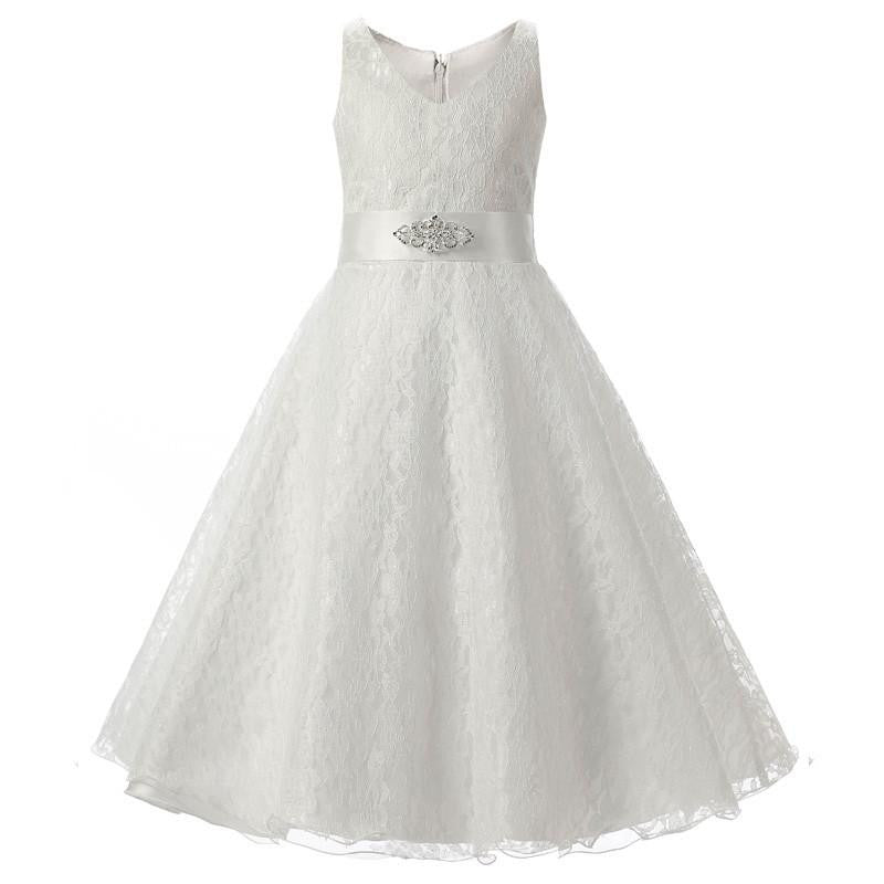 Tulle Tutu Flower Girls Dresses Princess Toddler Baby Kids Clothes Teenager Girl Dress 6 7 8 9 10 Years Birthday Clothing