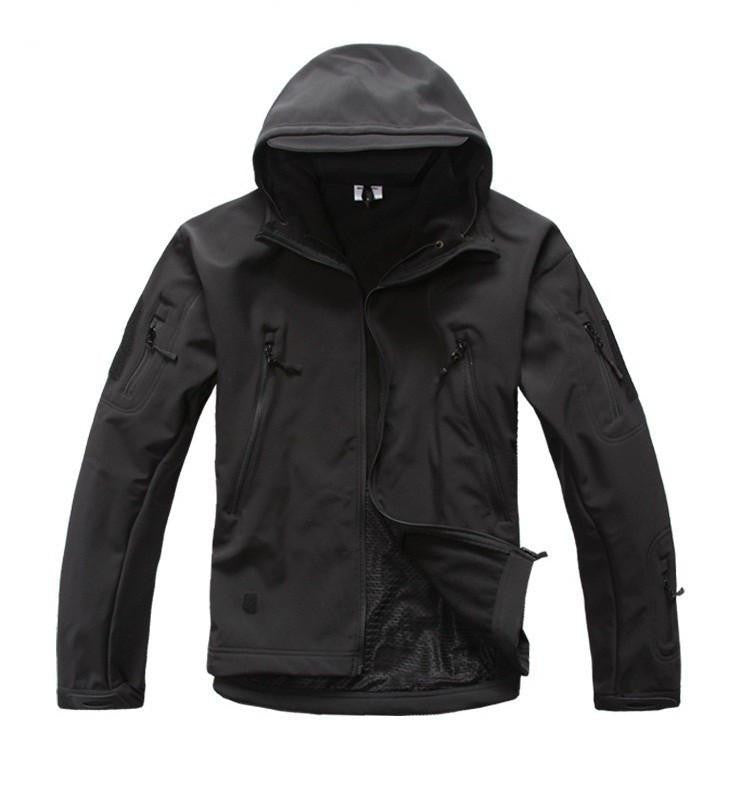 Tactical Snake Camouflage Army Jacket Men Military Shark V4.5 Waterproof Soft Shell Outdoors Jackets Fleece Hooded Camo Clothes