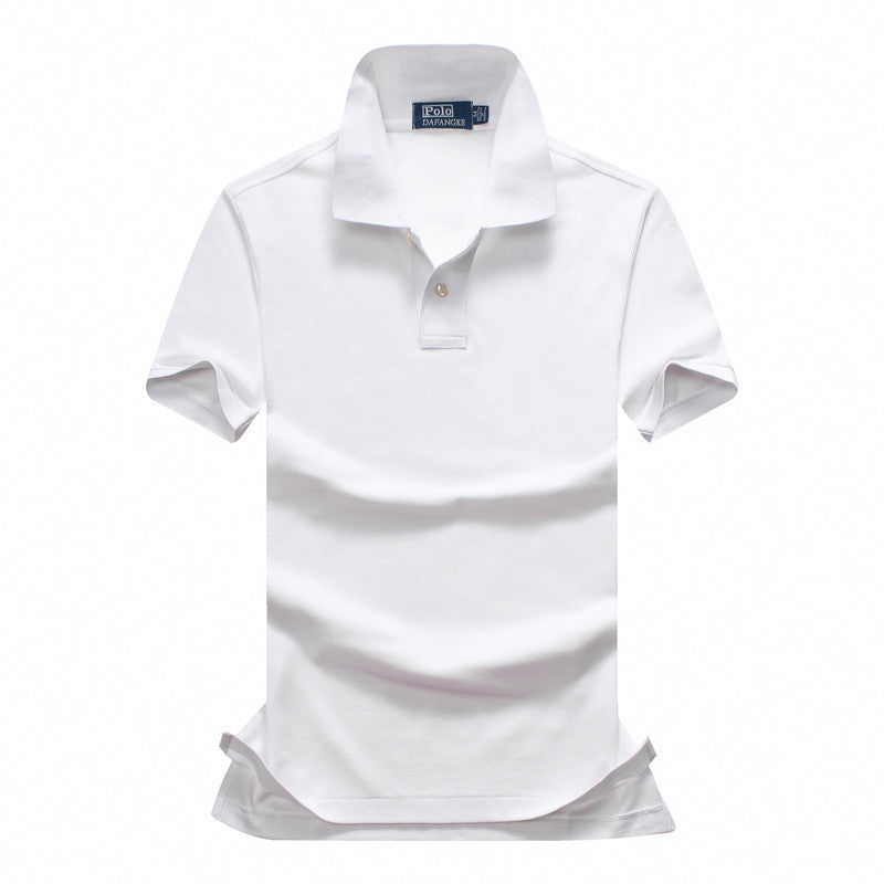 Online discount shop Australia - High Quality Men Black Polo Shirts White Logo Cotton Short Sleeve Business Casual Men Luxury Brand Shirts Plus Size