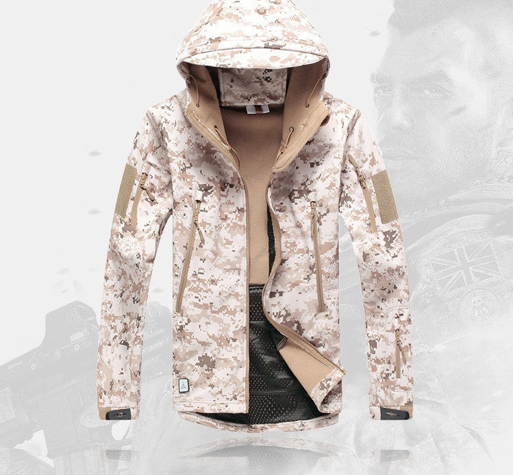 Online discount shop Australia - Lurker Shark Skin Soft Shell V4 Outdoors Military Tactical Jacket Men Waterproof Windproof Coat Hunter Camouflage Army Clothing