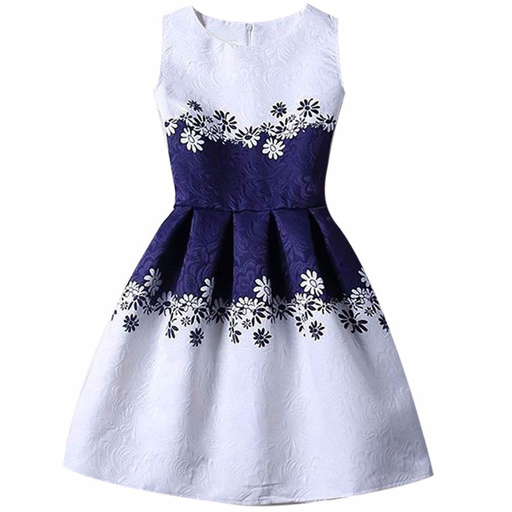 Online discount shop Australia - Flower Toddler Girl Dress for Girls Clothes kids Dresses Size 6 Casual wear Princess Tutut dress Children Clothing