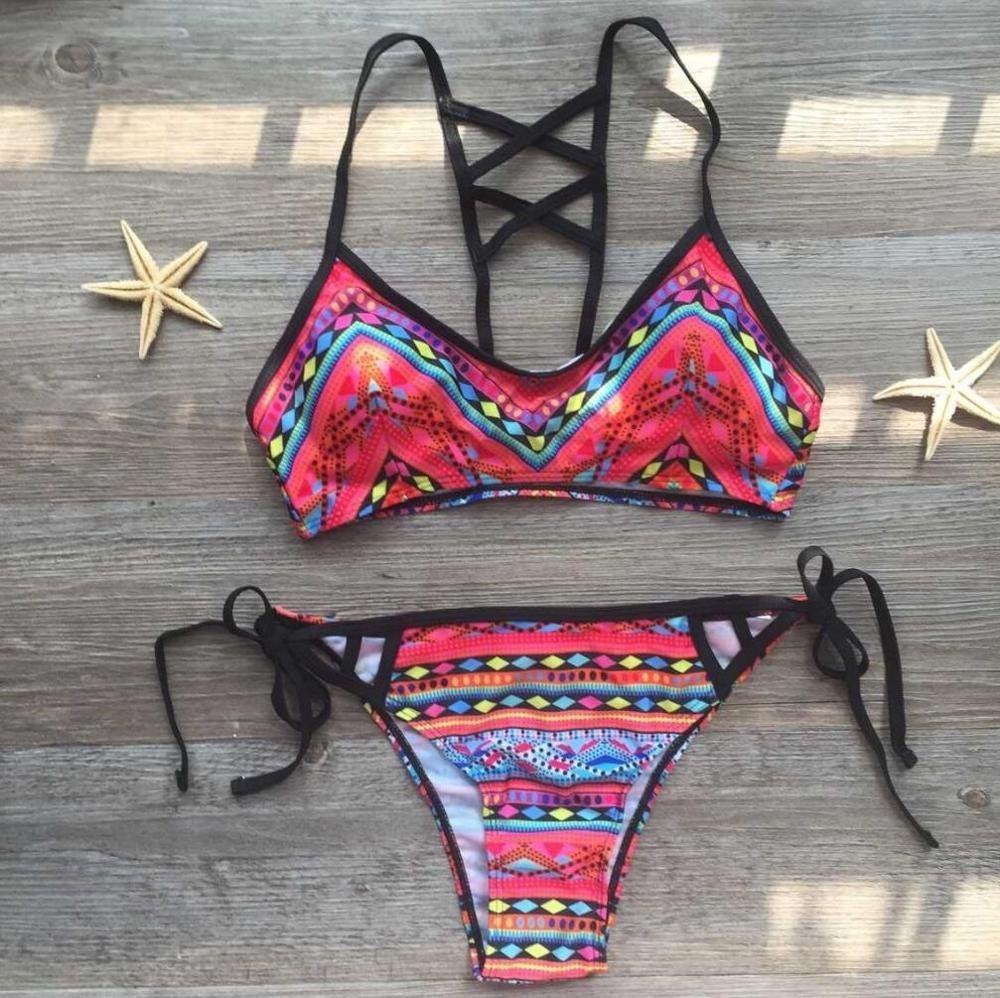 Bandage Bikini set Beach Swimsuit Swimwear Women Bathing Suits Brazilian Bikinis Women