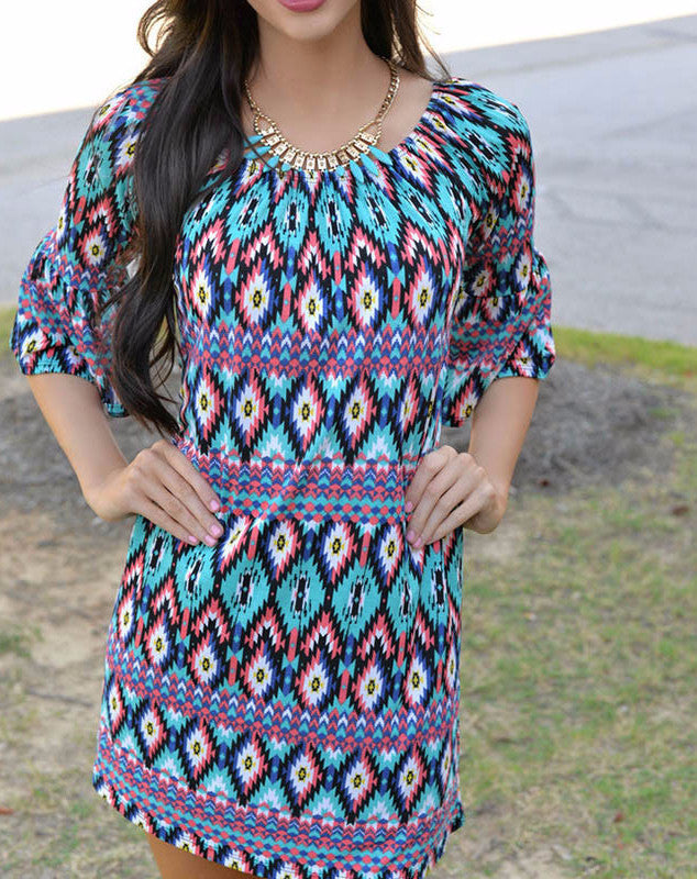 Online discount shop Australia - Bohemiajn Elegant Women Autumn Dress Off Shoulder Beach Tunic Dresses European Style Sexy Vestidos De Festa Ropa Mujer 10674