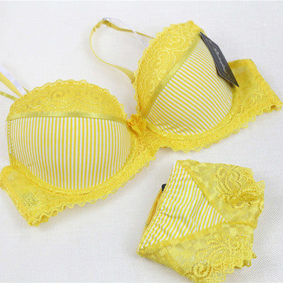 Online discount shop Australia - Intimates Sexy B Cup Bra Brief Sets Luxury Lace Push Up Bra Set Women Underwear Set Girl brassiere fashion lingerie set
