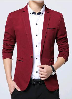Mens Fashion Brand Blazer casual Slim Fit suit jacket Male blazers Mens coat Wedding dress Terno Masculino Plus Size 5XL