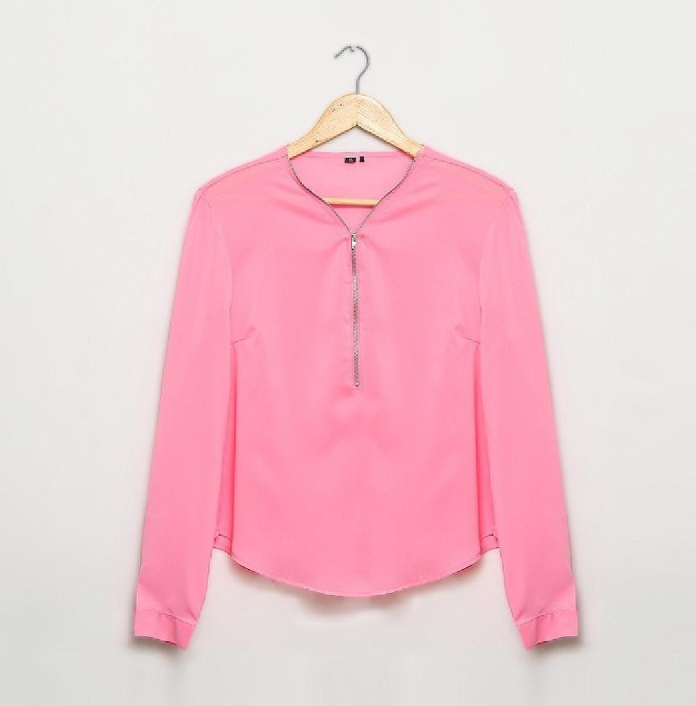 Women Shirts Style Deep V Neck Women Blouses Chiffon shirt Tops plus size