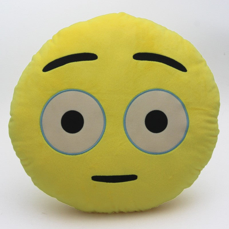 Pillow Funny Cute Smile Emoticon Pretty Round Cushion Pillow Stuffed Plush Toy Homemege