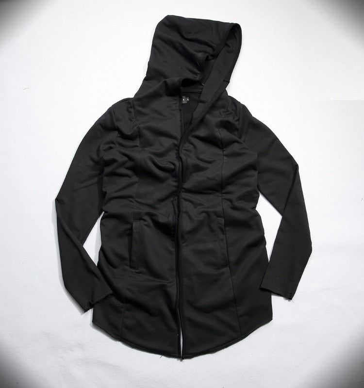 Online discount shop Australia - High Street Fashion Black Gray Khaki Hip Hop Long Sleeve Streetwear Loose Style Men's Clothing H13