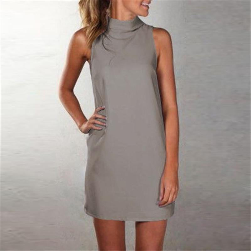 Women Summer Short Dress Casual Sleeveless Loose Party Dresses Oversized