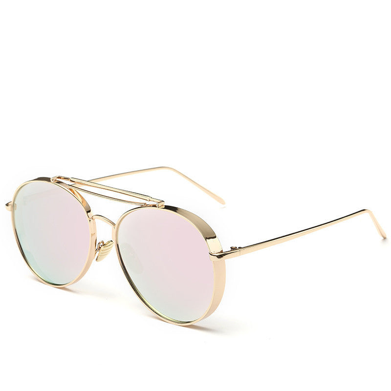 Online discount shop Australia - Mirror Pink Sunglasses Women Metal Frame Brand Designer Oculos Pilot Sun Glasses For Men Luxury Shades Female UV400