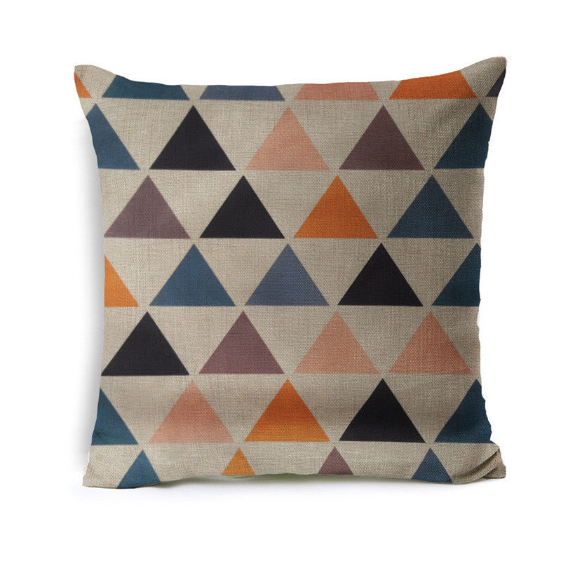 Online discount shop Australia - Deer Animal Cushion Geometric Cotton Linen Pillow Cotton Linen