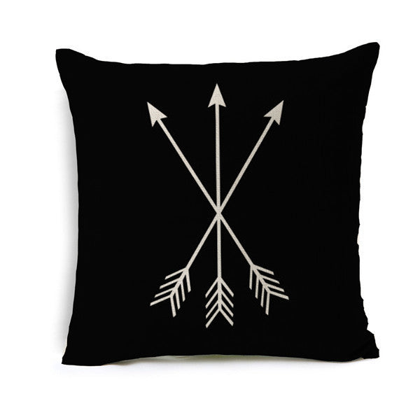 Online discount shop Australia - Deer Animal Cushion Geometric Cotton Linen Pillow Cotton Linen