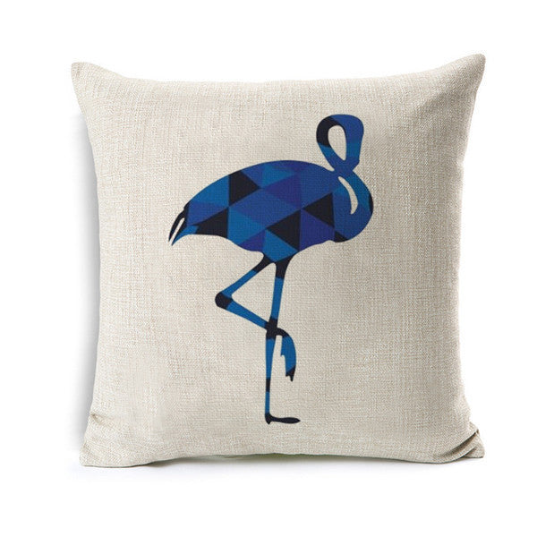 Online discount shop Australia - Deer Animal Cushion Geometric Cotton Linen Pillow Cotton Linen