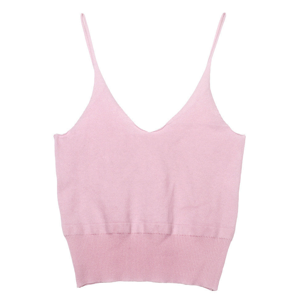 Online discount shop Australia - Marketing Women Crochet Halter Crop Top Knit Cami Tank Beach Short Vest tops crops forsexy top S11