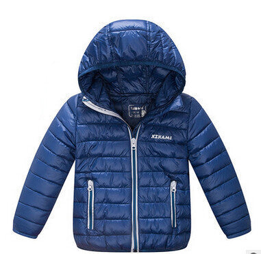 Online discount shop Australia - New baby boy and girl clothes children's thick warm down jackets kids sports hooded outerwear 11 color