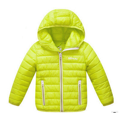 Online discount shop Australia - New baby boy and girl clothes children's thick warm down jackets kids sports hooded outerwear 11 color