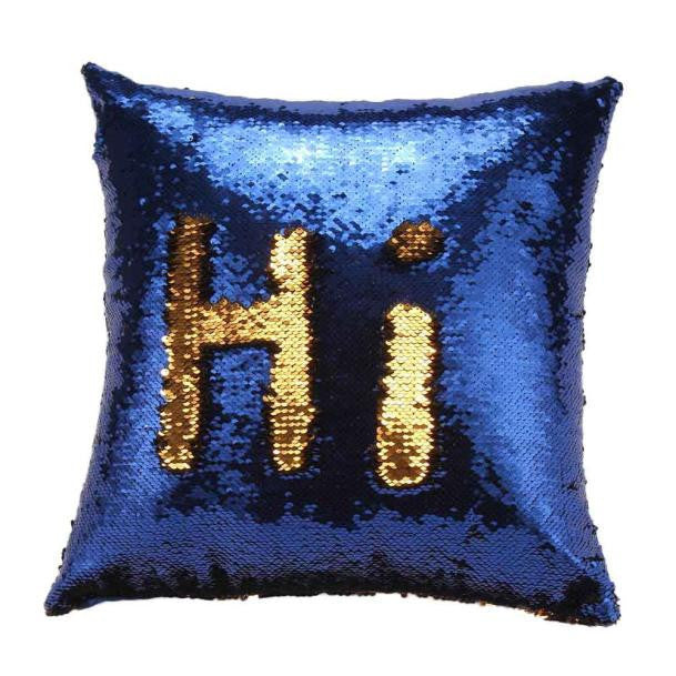 Online discount shop Australia - Fashion Heaven New DIY Two Tone Glitter Sequins Throw Pillows Decorative Cushion Case Sofa Car