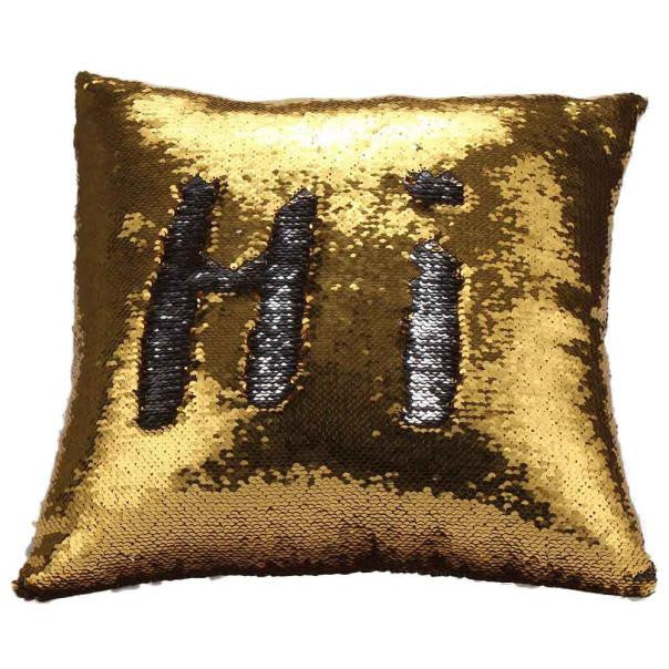 Online discount shop Australia - Fashion Heaven New DIY Two Tone Glitter Sequins Throw Pillows Decorative Cushion Case Sofa Car
