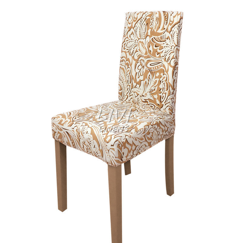 Printing Zebra Leopard Printing Spandex Stretch Dining Chair Cover Machine Washable Restaurant